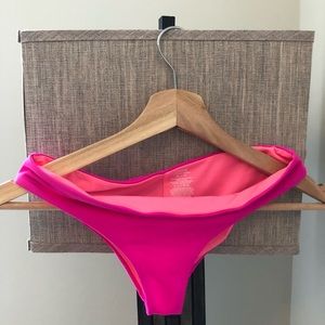 Pink VS cheeky bikini bottoms XS